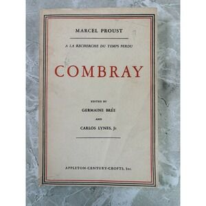 Combray in French by Proust‎ (1952, Trade Paperback) - GOOD